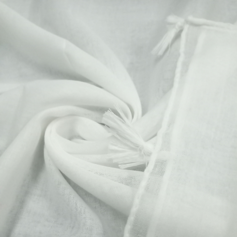 Lawn Tassels – Pure White - Scarfs.pk