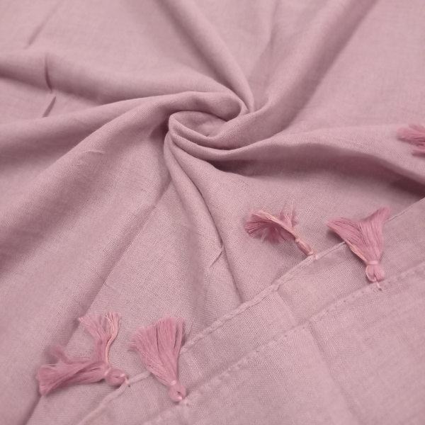 Lawn Tassels – Soft Pink - Scarfs.pk