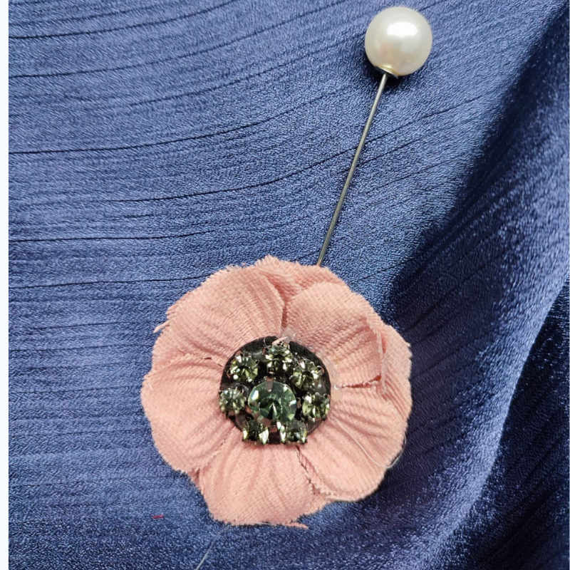 Rose Brooch Pin For Scarfs - Scarfs.pk #1 Online Hijab Store