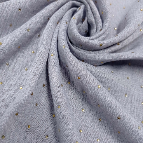 Diamond Stone Crimps - Light Grey - Scarfs.pk