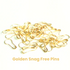 Snag Free Pins – Golden - Scarfs.pk