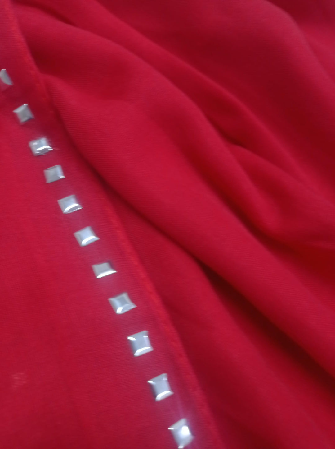 Studded Hijab - Apple Red - Scarfs.pk #1 Online Hijab Store