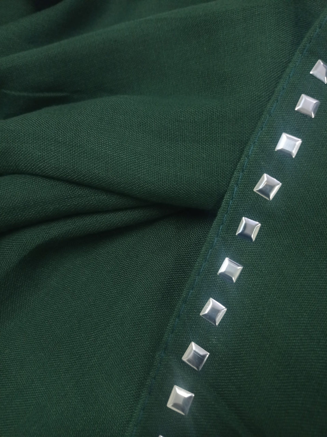 Studded Hijab - Emerald Green - Scarfs.pk #1 Online Hijab Store