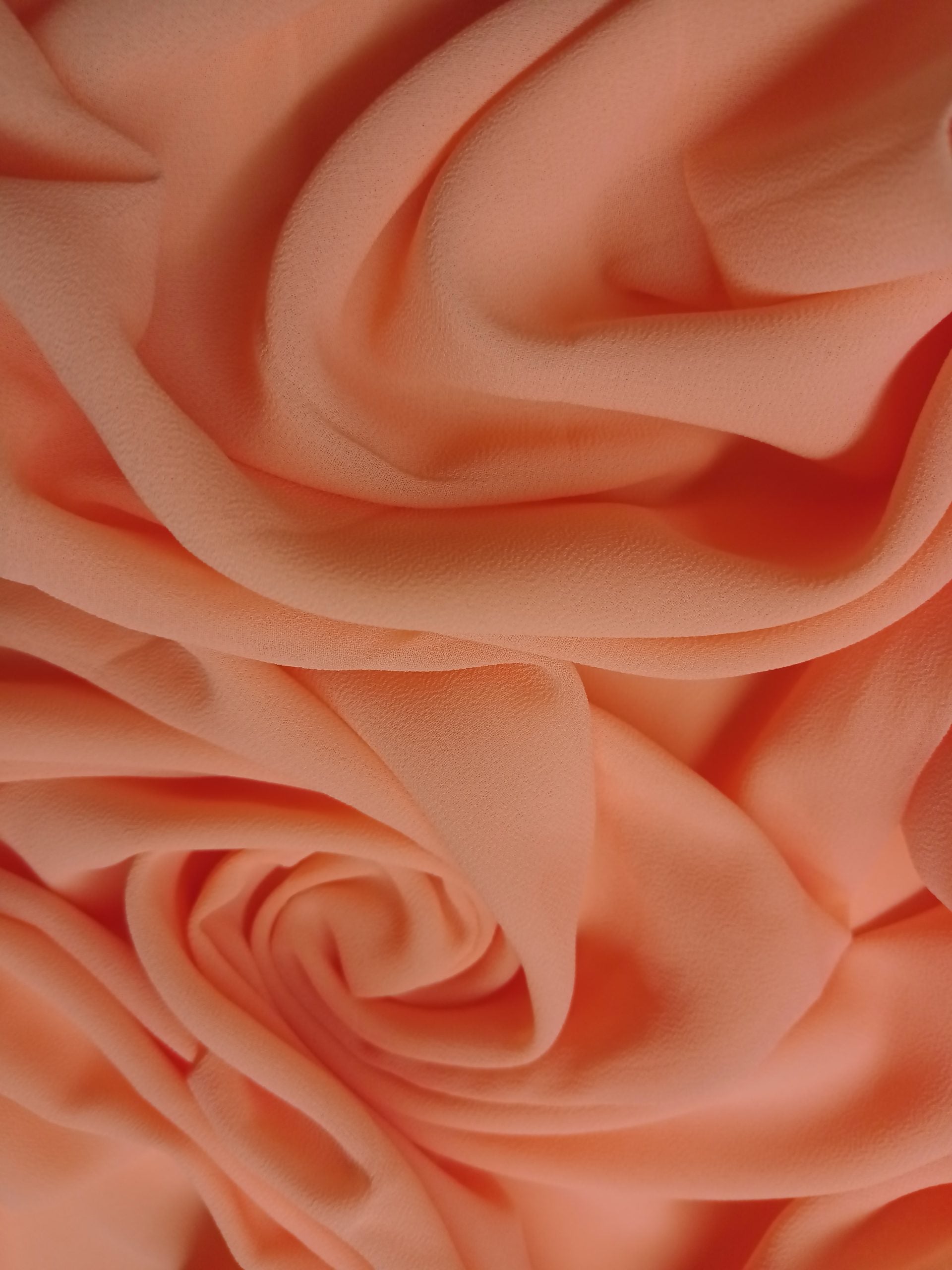 Georgette Hijab – Tomato Pink - Scarfs.pk