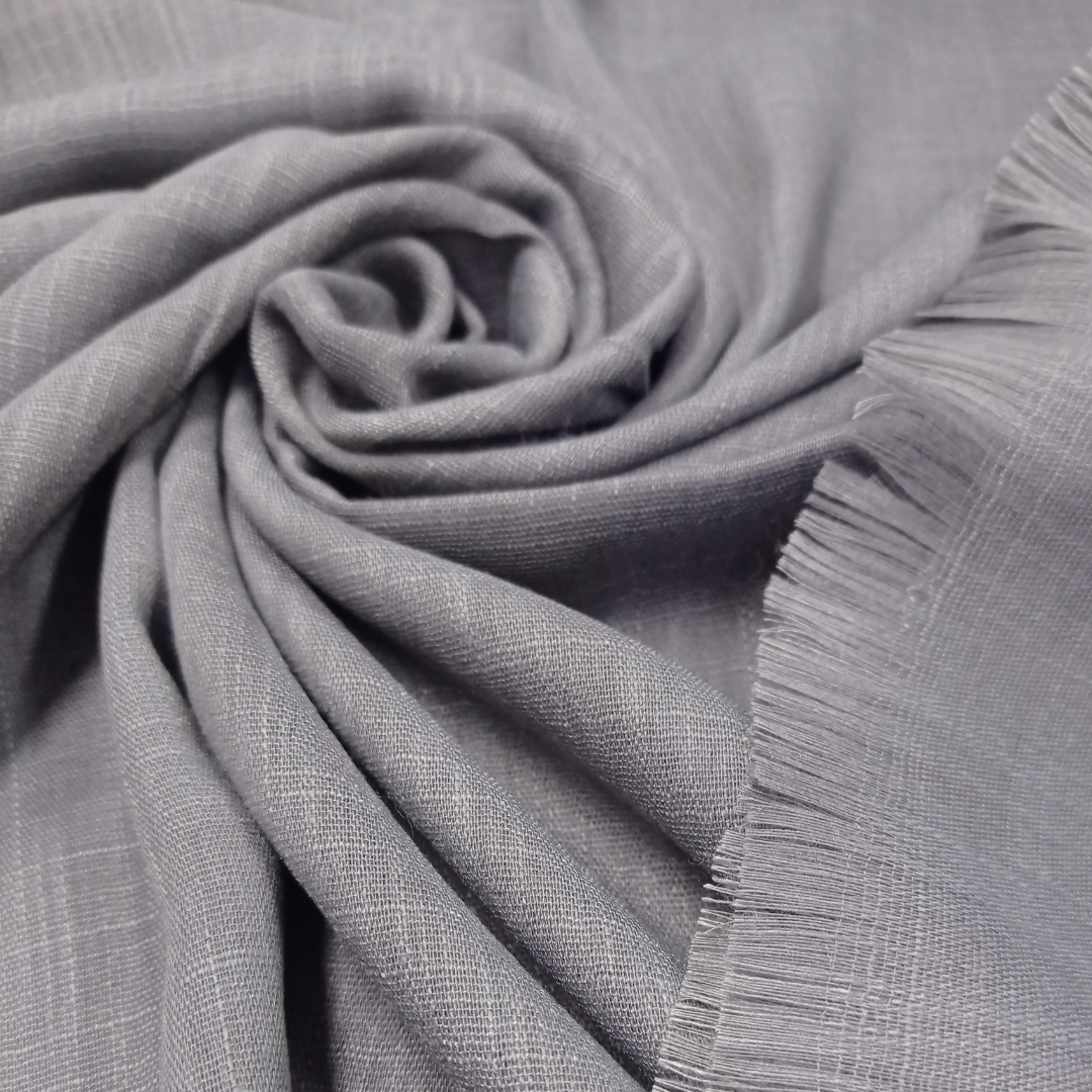 Turkish Lawn - Dark Grey - L - Scarfs.pk