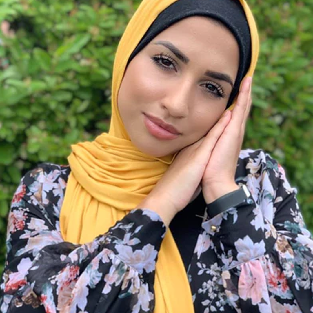 Jersey Hijab - Bright Yellow - Scarfs.pk