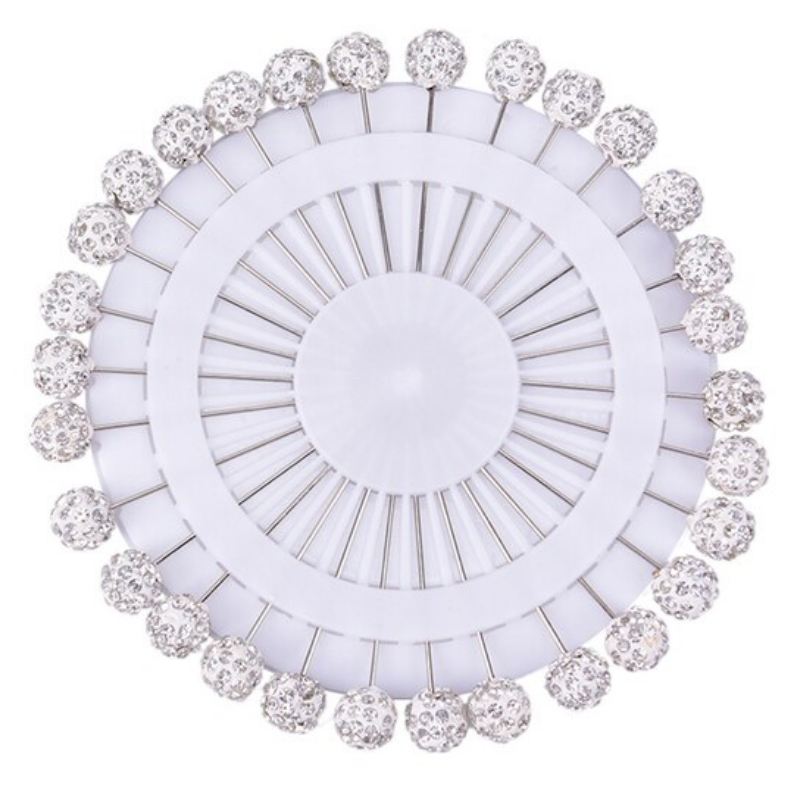 White Pearl Clip Scarfs - Scarfs.pk