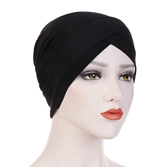 CRISS CROSS TIE BACK - BLACK - Scarfs.pk #1 Online Hijab Store