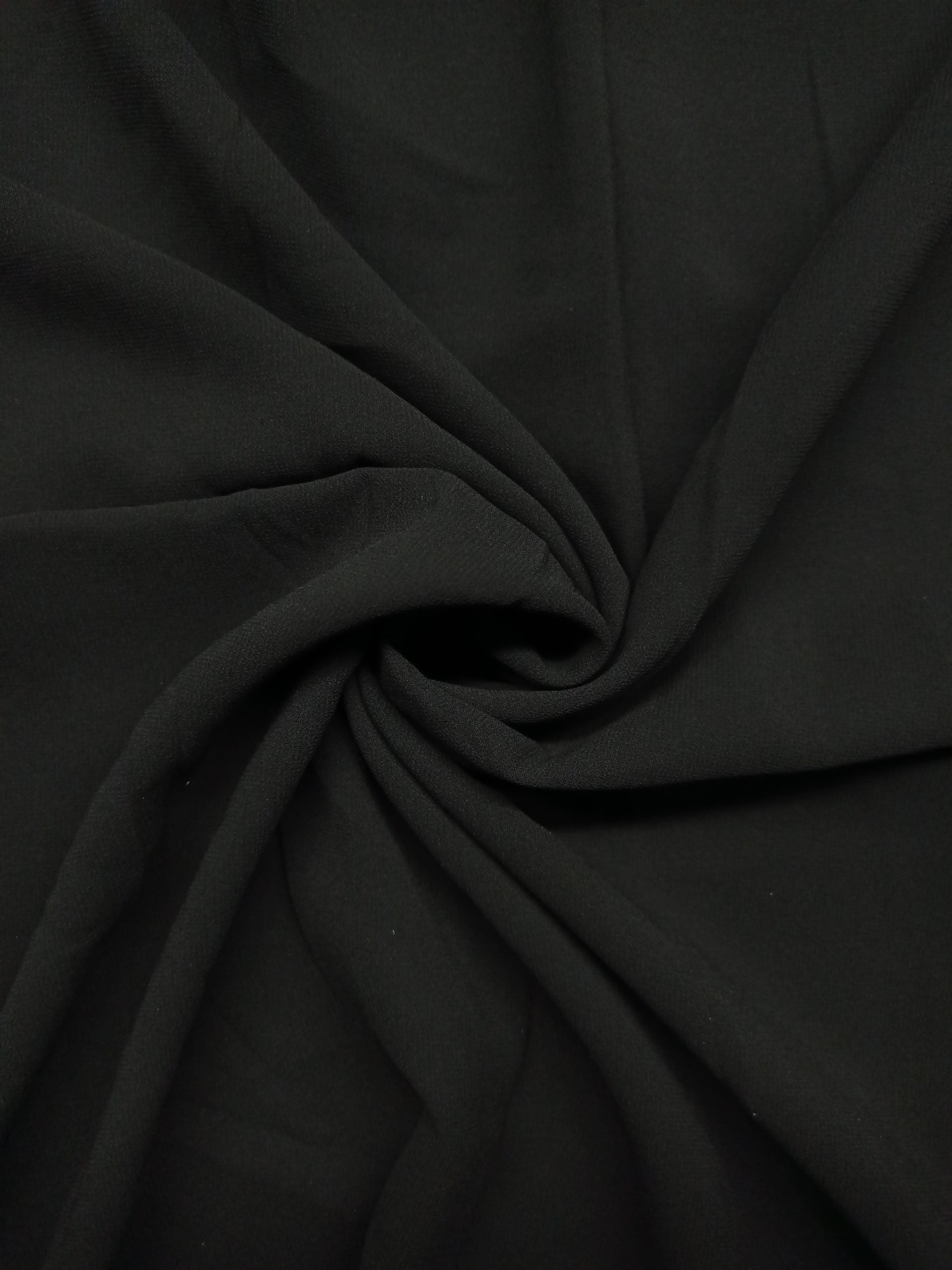 premium black georgette hijab - Scarfs.pk