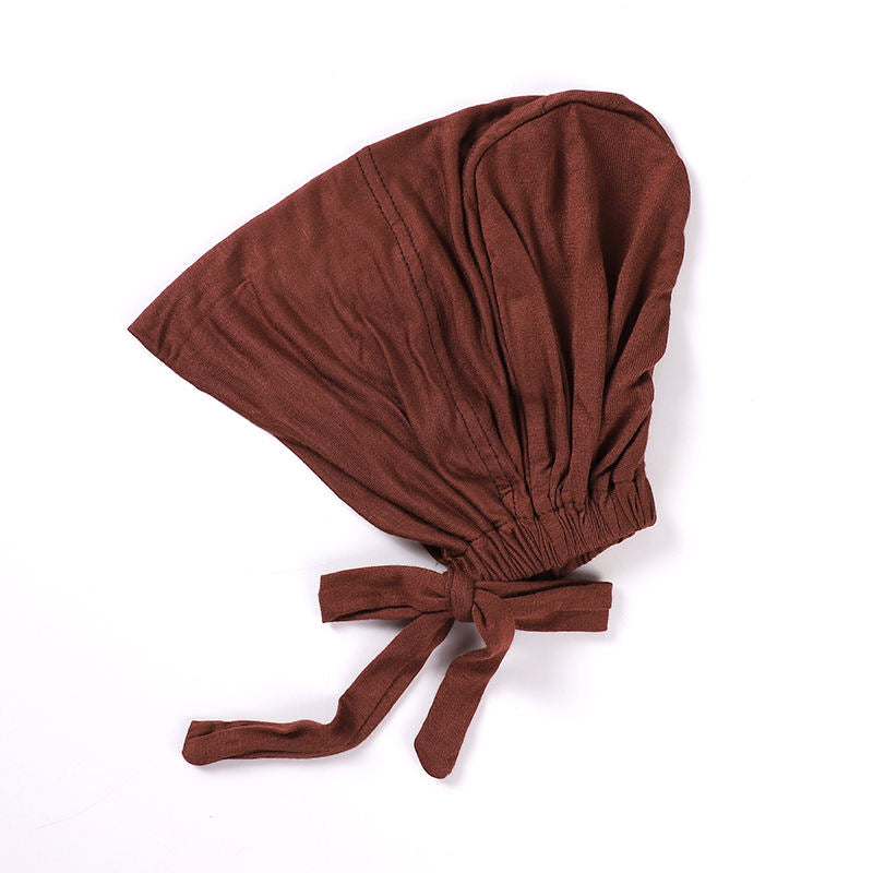 Tie-Back Underscarf - BROWN - Scarfs.pk #1 Online Hijab Store