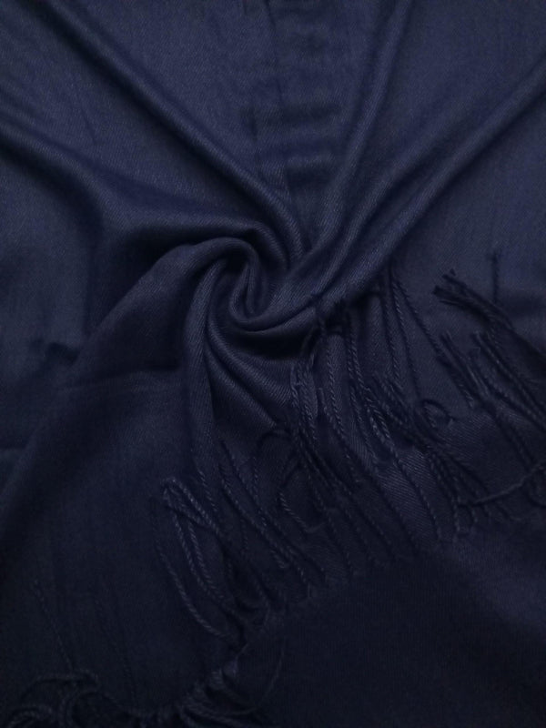 Cashmere Hijab – Navy Blue - Scarfs.pk