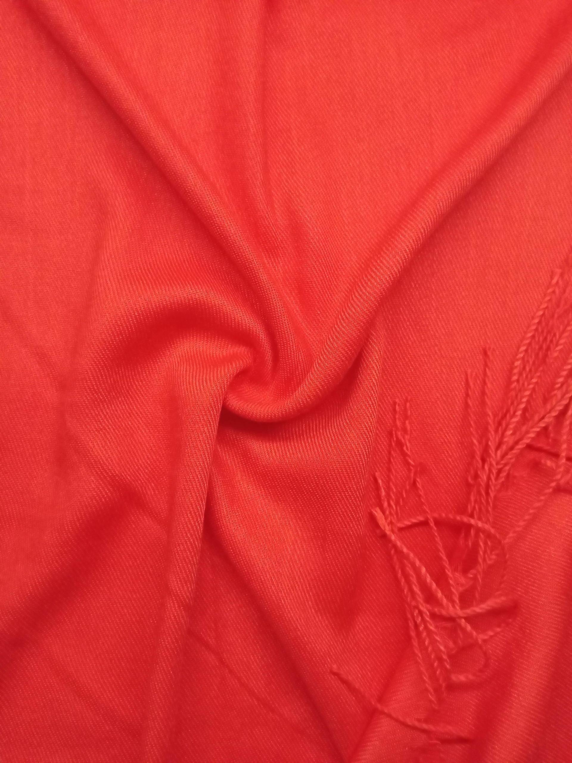 Cashmere Hijab – Tomato Red - Scarfs.pk
