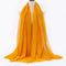 Smooth Crinkle Crimps - CHROME YELLOW - Scarfs.pk