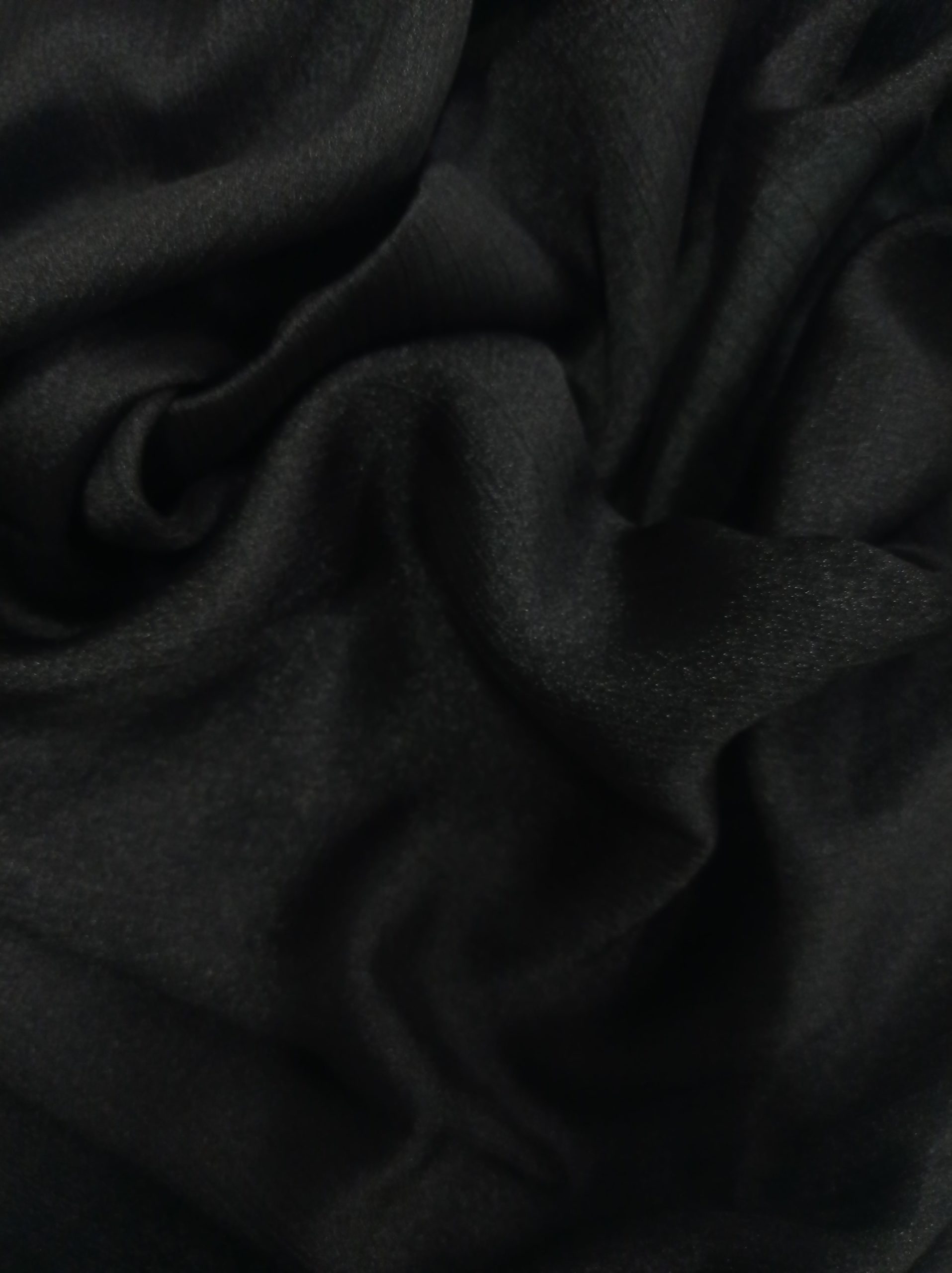 Crinkle Silk Luxe Hijabs – Black - Scarfs.pk #1 Online Hijab Store