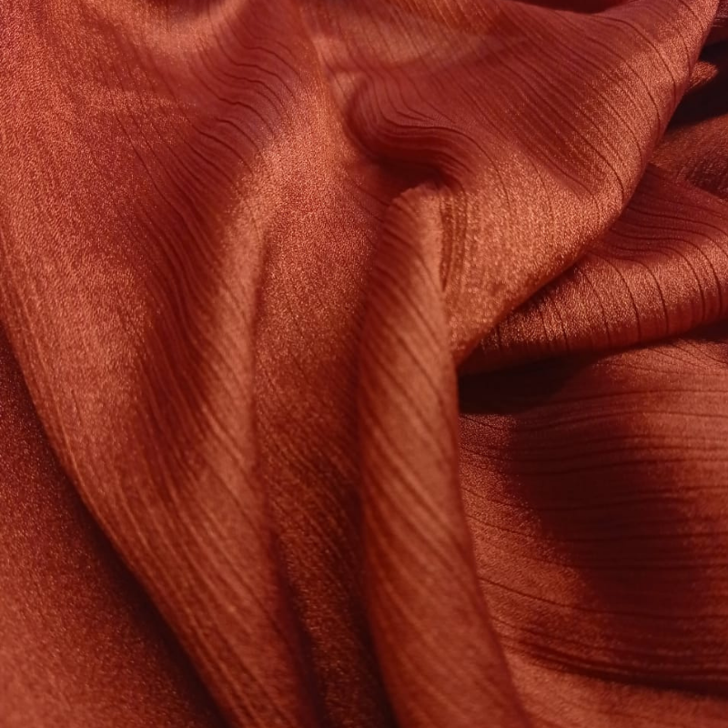 Crinkle Silk Luxe Hijabs – RUST - Scarfs.pk #1 Online Hijab Store