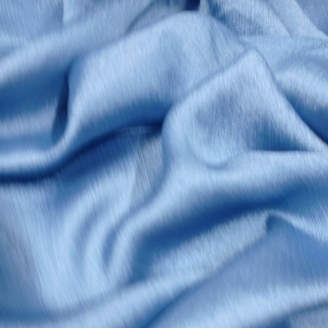 Crinkle Silk Luxe Hijabs – Ice Blue