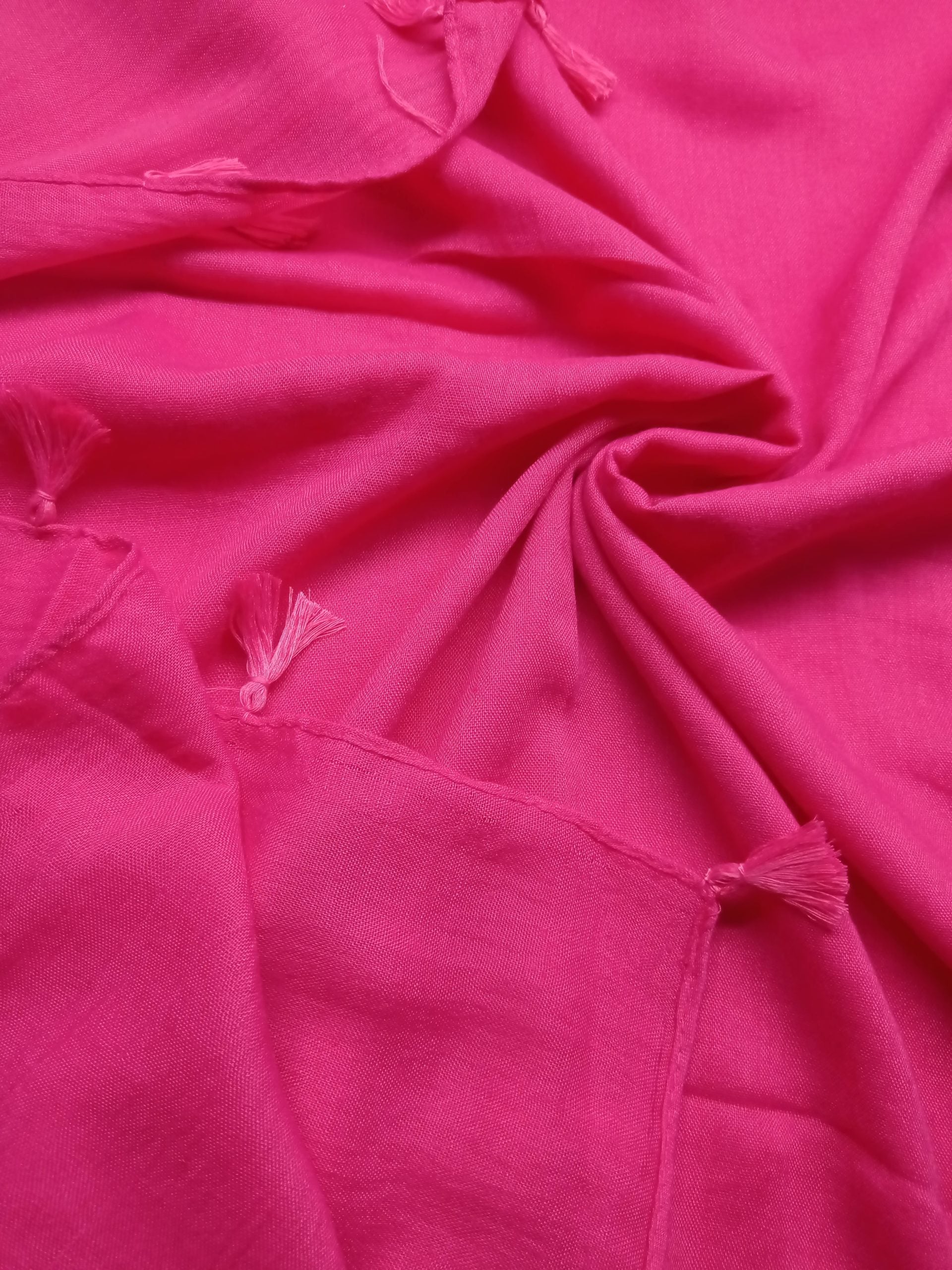 Lawn Tassels – Virtual Pink - Scarfs.pk #1 Online Hijab Store