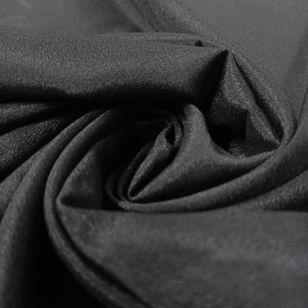 Matte Satin Silk Hijabs - Black