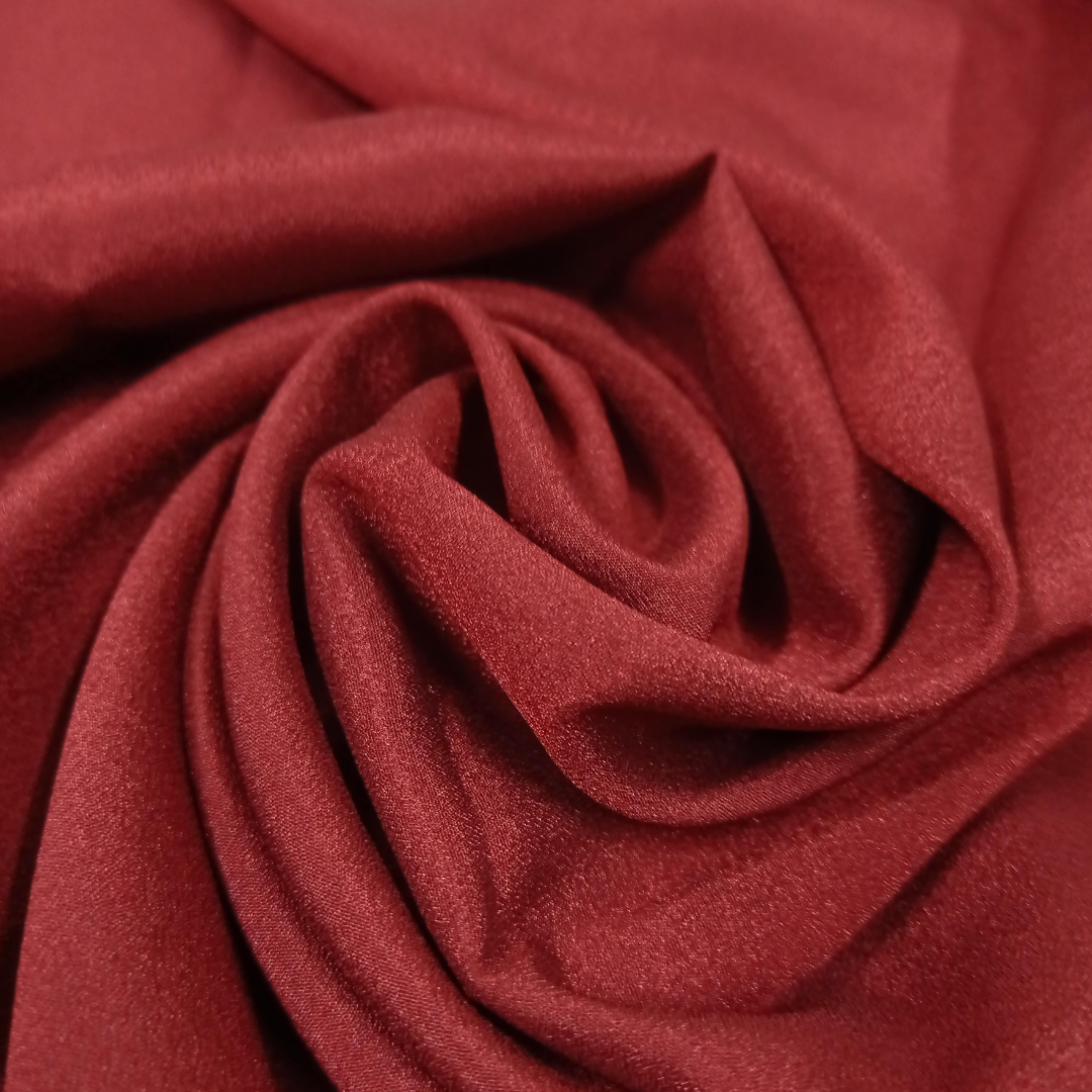 Matte Satin Silk Hijabs - Maroon