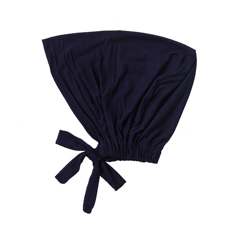 Tie-Back Underscarf - NAVY BLUE - Scarfs.pk